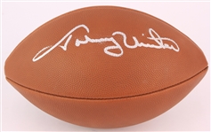 1994 Johnny Unitas Baltimore Colts Signed NFL 75th Anniversary Football (*JSA*)