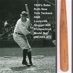 1923-30 Babe Ruth 40K H&B Louisville Slugger Professional Model Bat (MEARS A7))