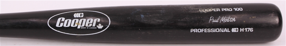 1993-95 Paul Molitor Toronto Blue Jays Cooper Professional Model Game Used Bat (MEARS A9.5)