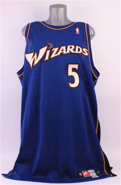 1997-98 Juwan Howard Washington Wizards Road Jersey (MEARS A5)