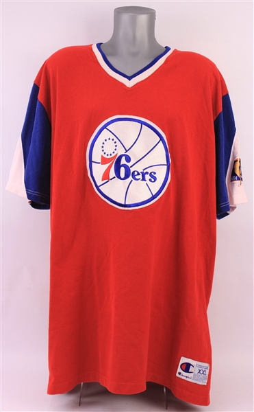 1996-97 Don MacLean Philadelphia 76ers Shooting Shirt (MEARS LOA)