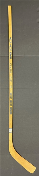 1976 Bobby Orr Canada Cup Team Signed CCM Hockey Stick w/ 24 Signatures Including Orr, Bobby Hull & More (MEARS LOA/JSA)