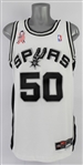 2001-02 David Robinson San Antonio Spurs Home Jersey (MEARS LOA)