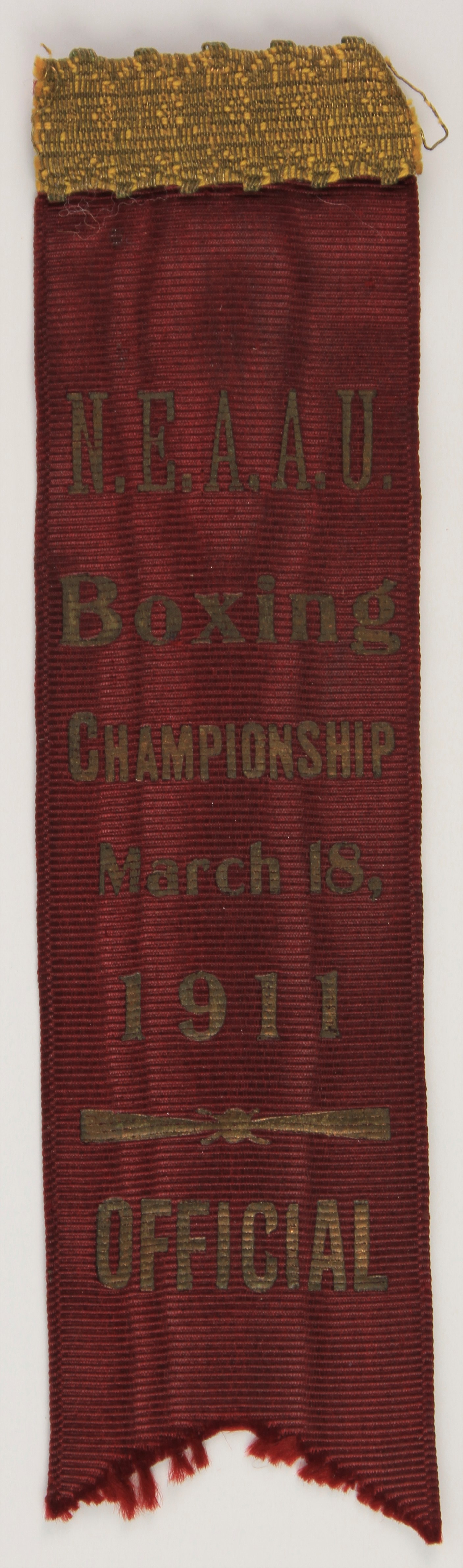 Lot Detail - 1911 NEAAU Boxing Championship 5
