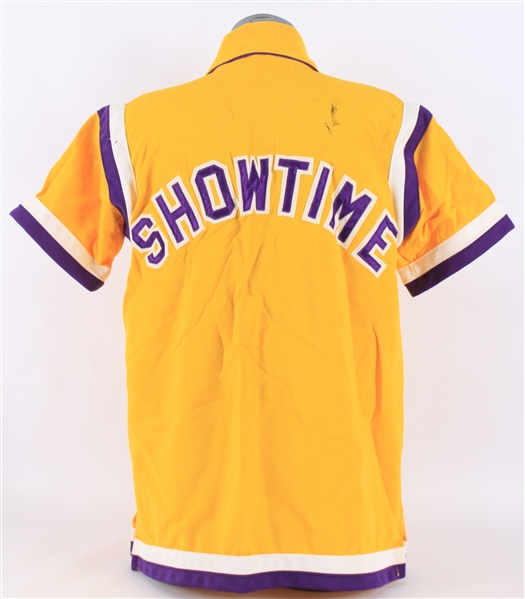 1987-89 Showtime Los Angeles Lakers Warm Up Suit w/ Pants & Jacket (MEARS LOA)