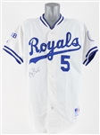 1992 George Brett Kansas City Royals Signed Game Worn Home Jersey (MEARS A10/JSA)