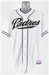 2012 Phil Plantier San Diego Padres Game Worn Home Jersey (MEARS LOA)