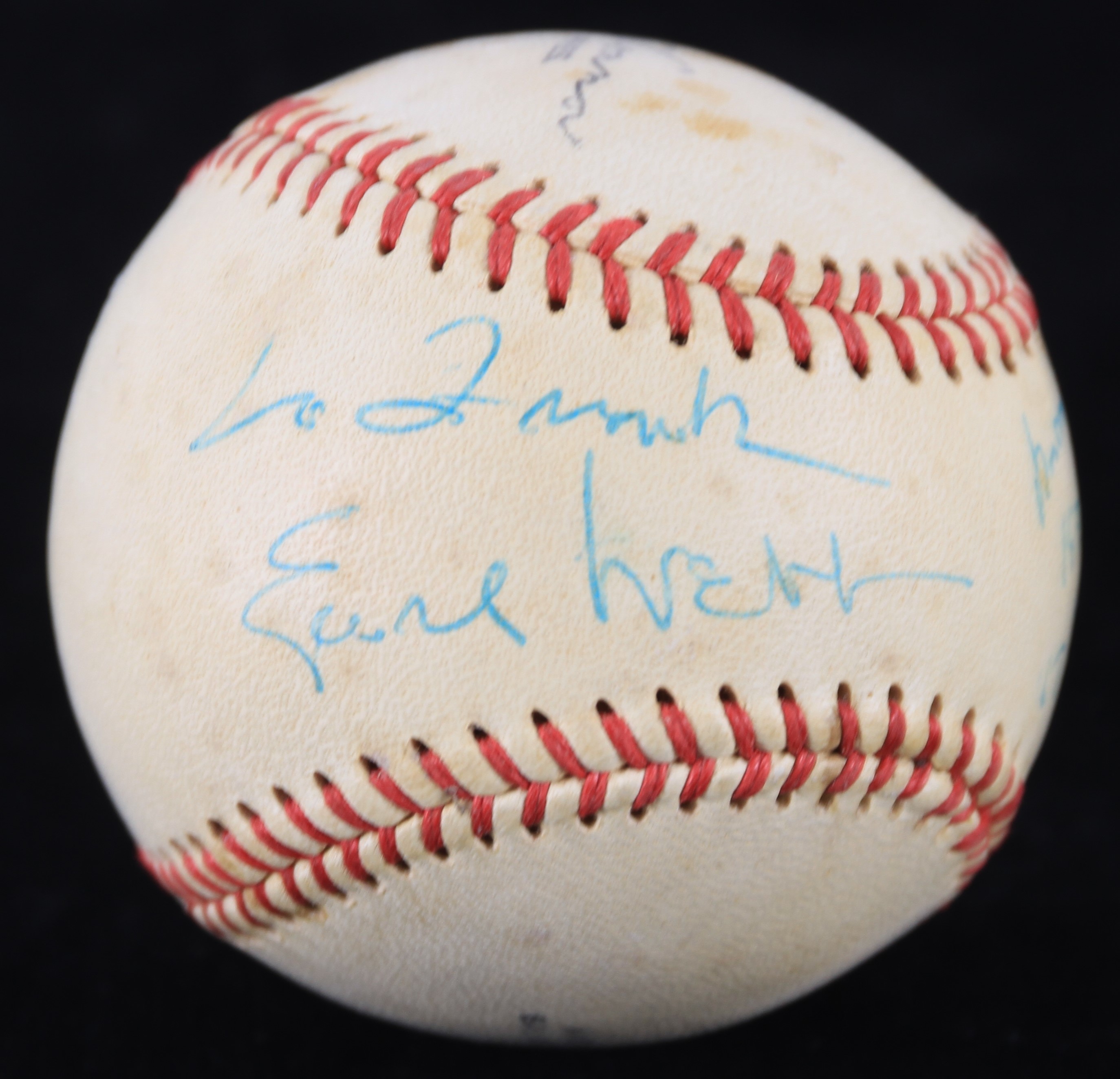 Lot Detail - 1956-59 Earl Webb Los Angeles Angels Signed Official ...