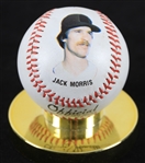 1980's Jack Morris Detroit Tigers Signed IBN Photo Fame Baseball 