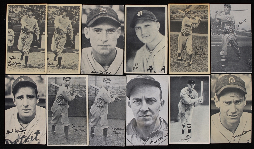 Lot Detail - 1930's Goudey Baseball Premium Trading Cards - Lot of 12 w ...