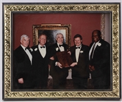 1990s Willie Davis Green Bay Packers Ben Barkin Great Circus Parade 9.5" x 11.5" Framed Photo