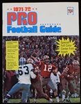 1971-72 Dell Pro Football Guide