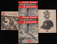 1959-60 Phillies Presents Baseball Publication Collection - Lot of 4