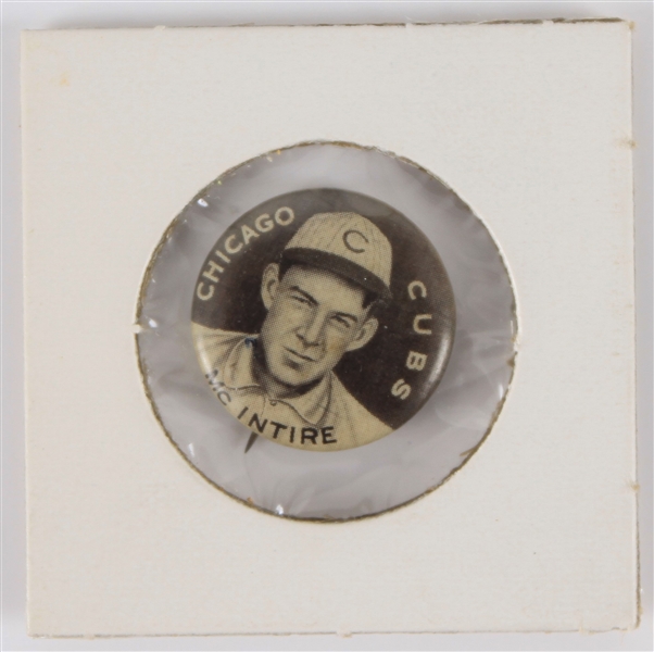1910-12 Harry McIntire Chicago Cubs 0.75" Sweet Caporal Pinback Button