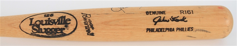 1991-94 John Kruk Philadelphia Phillies Signed Louisville Slugger Professional Model Bat (MEARS LOA/JSA)