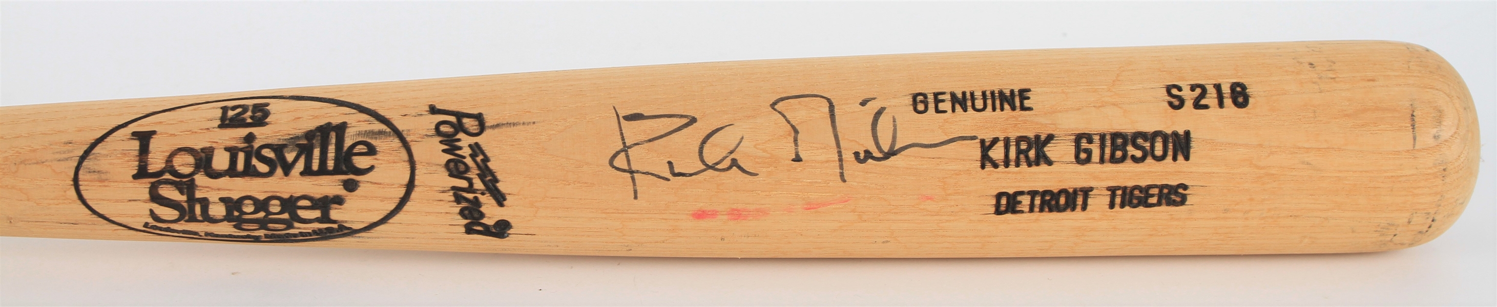 1993-95 Kirk Gibson Detroit Tigers Signed Louisville Slugger Professional Model Bat (MEARS LOA/JSA)