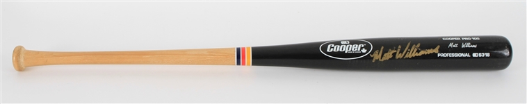 1990's Matt Williams San Francisco Giants Clubhouse Signed Cooper Professional Model Bat (MEARS LOA)