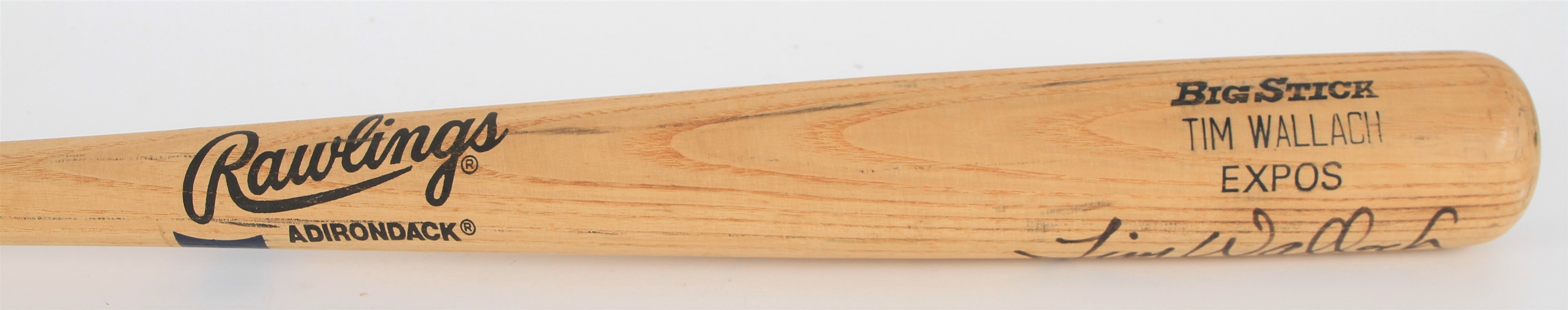 1991 Tim Wallach Montreal Expos Signed Rawlings Adirondack Professional Model Bat (MEARS LOA/JSA)