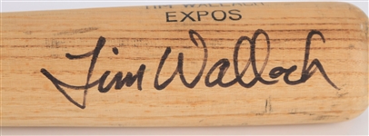 1991 Tim Wallach Montreal Expos Signed Rawlings Adirondack Professional Model Bat (MEARS LOA/JSA)