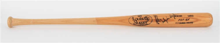 1991-94 Andy Van Slyke Pittsburgh Pirates Signed Louisville Slugger Professional Model Bat (MEARS LOA/JSA)