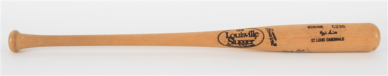 1993 Ozzie Smith St. Louis Cardinals Signed Louisville Slugger Professional Model Bat (MEARS LOA/JSA)