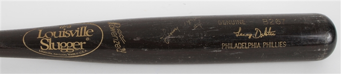 1991-96 Lenny Dykstra Philadelphia Phillies Signed Louisville Slugger Professional Model Bat (MEARS LOA/JSA)