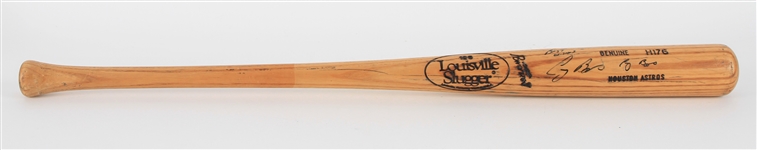 1991-97 Craig Biggio Houston Astros Signed Louisville Slugger Professional Model BP Bat (MEARS LOA/JSA)