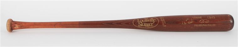 1991-97 Darren Daulton Philadelphia Phillies Signed Louisville Slugger Professional Model Bat (MEARS LOA/JSA)