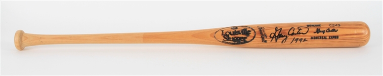 1992 Gary Carter Montreal Expos Signed Louisville Slugger Professional Model Bat (MEARS LOA/JSA)