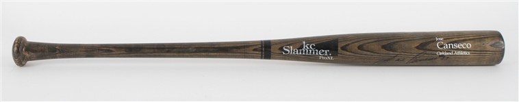 1990-92 Jose Canseco Oakland Athletics Signed KC Slammer Professional Model Bat (MEARS LOA/JSA)