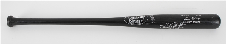 1993-97 Andres Galarraga Colorado Rockies Signed Louisville Slugger Professional Model Bat (MEARS LOA/JSA)