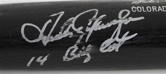 1993-97 Andres Galarraga Colorado Rockies Signed Louisville Slugger Professional Model Bat (MEARS LOA/JSA)