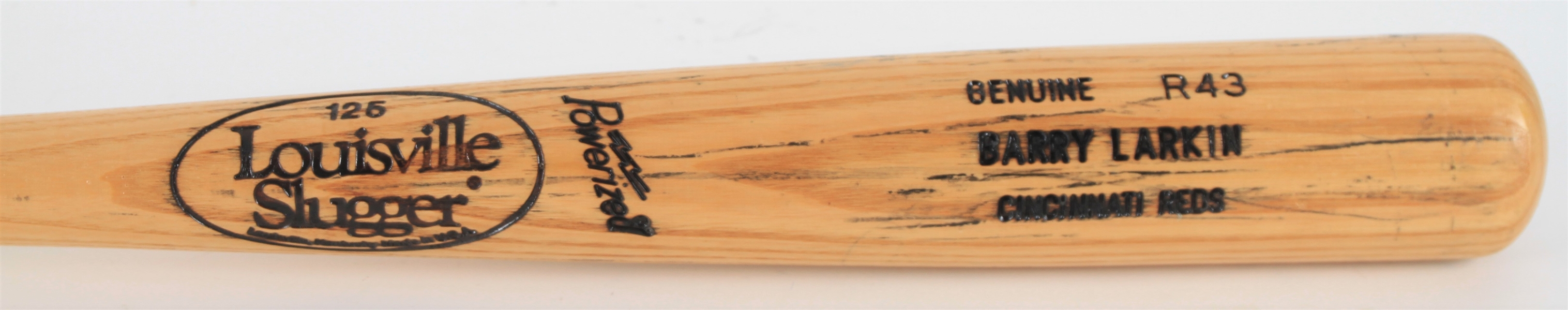 1991-97 Barry Larkin Cincinnati Reds Louisville Slugger Professional Model Bat (MEARS A5)