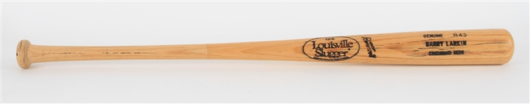 1991-97 Barry Larkin Cincinnati Reds Louisville Slugger Professional Model Bat (MEARS A5)