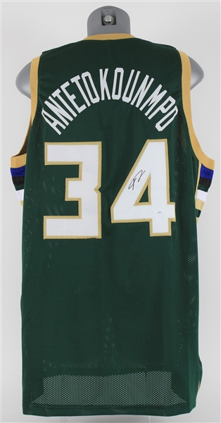 2020s Giannis Antetokounmpo Milwaukee Bucks Signed Jersey (*JSA*)