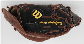 2004-08 Ivan Rodriguez Detroit Tigers Wilson Professional Model Catcher's Mitt (MEARS LOA)