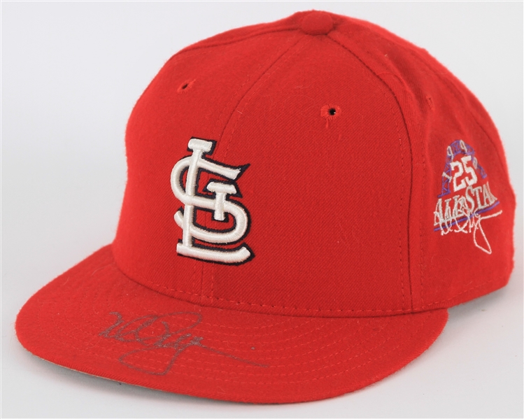 1998 Mark McGwire St. Louis Cardinals Signed Coors Field All Star Game Cap (MEARS LOA/JSA)