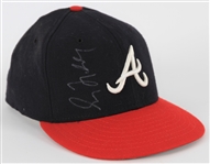 1998 Greg Maddux Atlanta Braves Signed Coors Field All Star Game Cap (MEARS LOA/JSA)