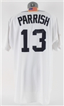 2001 Lance Parrish Detroit Tigers Signed Game Worn Home Jersey (MEARS LOA/JSA/MLB Hologram)