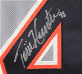 2013 Torii Hunter Detroit Tigers Signed Spring Training Road Jersey (MEARS LOA/JSA/MLB Hologram)