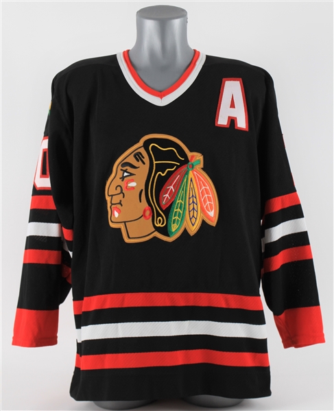 2000s Tony Almonte Chicago Blackhawks Signed Jersey (JSA)