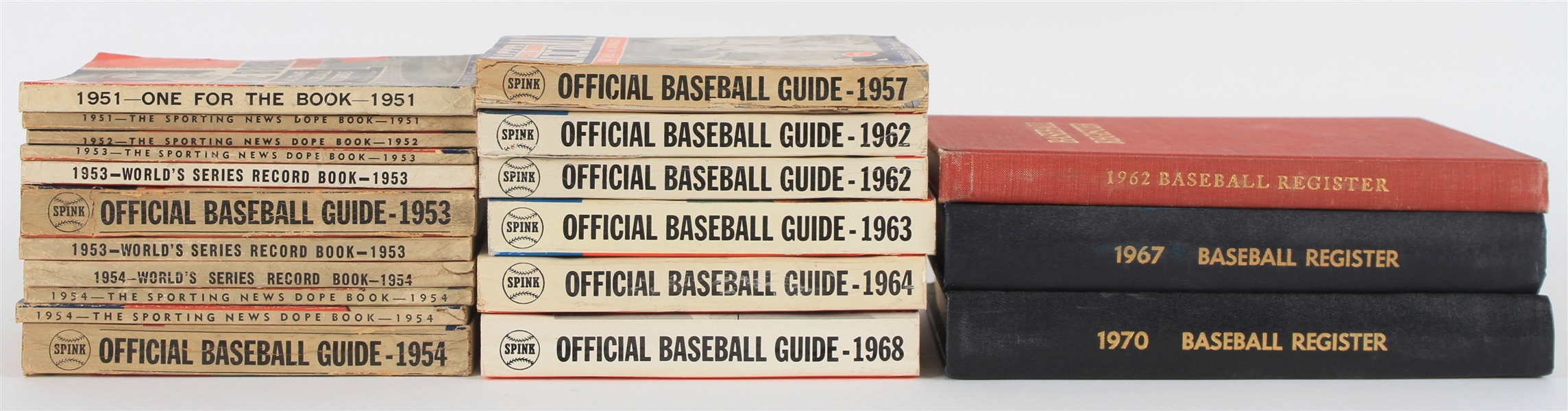 1951-70 Baseball Guide Collection - Lot of 20