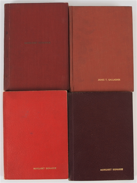 1936-50 Baseball Guide Books w/ Monogrammed Covers - Lot of 4