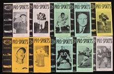 1958-59 Sports Bulletin Collection - Lot of 26