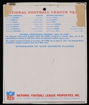 1965 Green Bay Packers 7.5 x 8.75 Hall of Fame Helmet Display