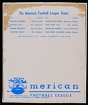 1965 Kansas City Chiefs 7.5 x 8.75 AFL Helmet Display