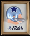 1965 Dallas Cowboys 7.5" x 8.75" Hall of Fame Helmet Display