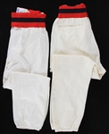 1975 Boston Red Sox Home Uniform Pants - Lot of 2 (MEARS LOA)