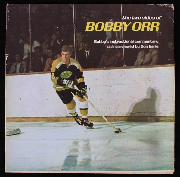 1970s Bobby Orr Boston Bruins The Two Sides of Bobby Orr Record Album
