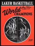 1950-51 George Mikan Los Angeles Lakers Signed Program (JSA)